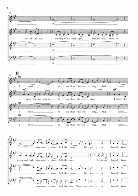 The Light Satb A Cappella Page 2
