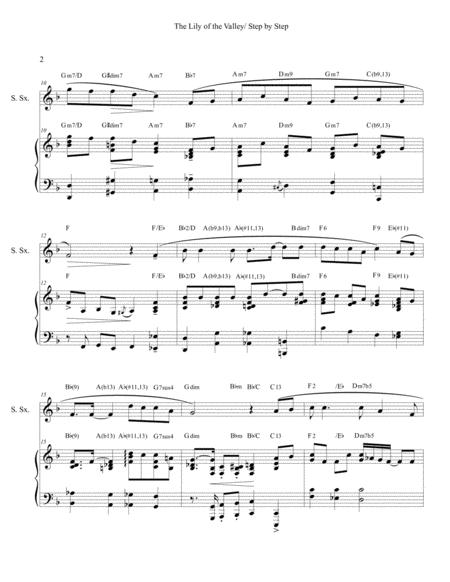 The Lily Of The Valley Step By Step Hymn Arrangement For Piano And Sop Saxophone Page 2