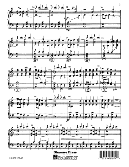 The Little Drummer Boy Arr Daniel Hermany Handbells Page 2