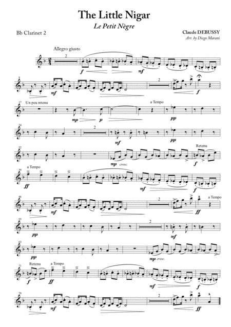 The Little Nigar For Clarinet Quartet Page 2