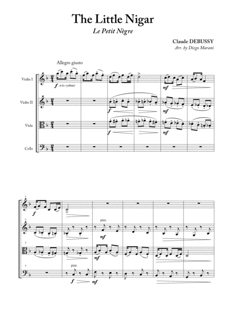 The Little Nigar For String Quartet Page 2