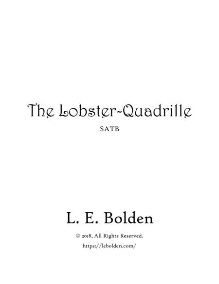 The Lobster Quadrille Page 2