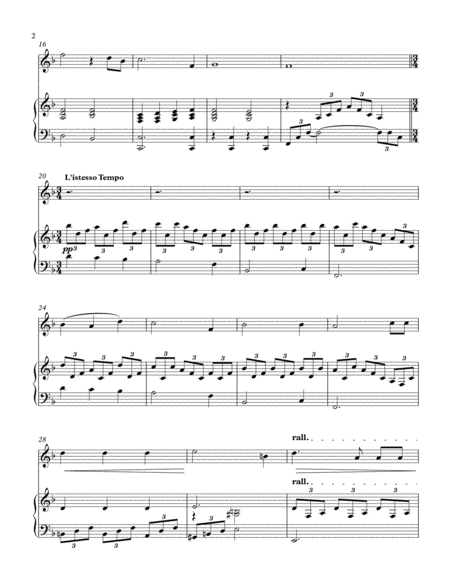 The Lords Prayer For Flute With Piano Accompaniment Page 2