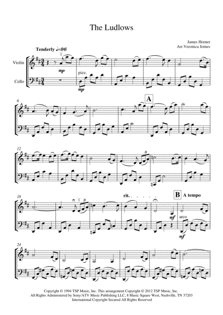 The Ludlows For Violin And Cello Page 2