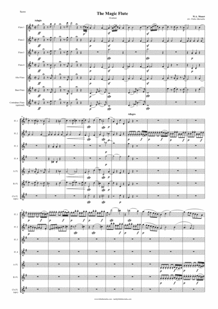 The Magic Flute Overture For Flute Choir Page 2