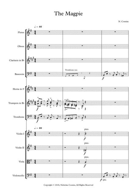 The Magpie N Cossins Original Orchestral Composition Page 2