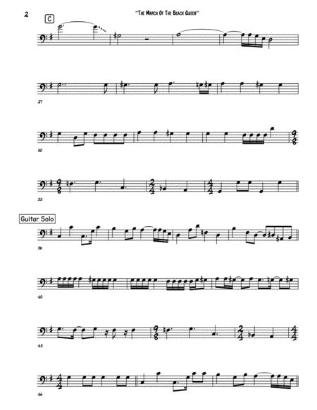 The March Of The Black Queen Bass Guitar Tab Page 2