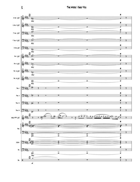 The More I See You Doc Severinsen Full Score Set Of Parts Page 2