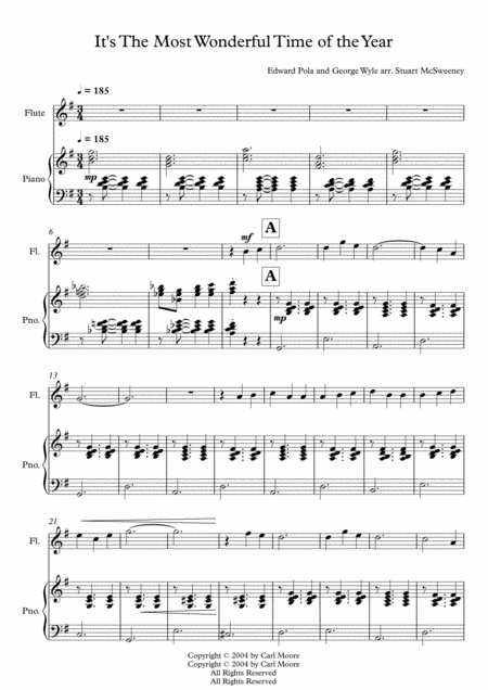 The Most Wonderful Time Of The Year Flute Solo Page 2