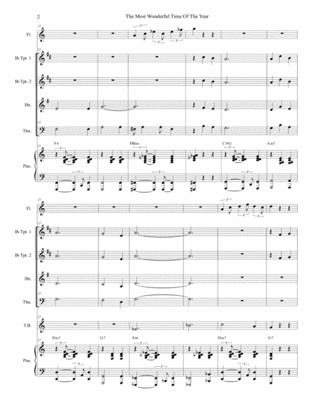 The Most Wonderful Time Of The Year For Brass Quartet Page 2