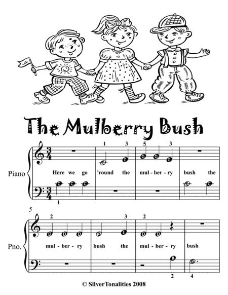 The Mulberry Bush Beginner Piano Sheet Music Page 2