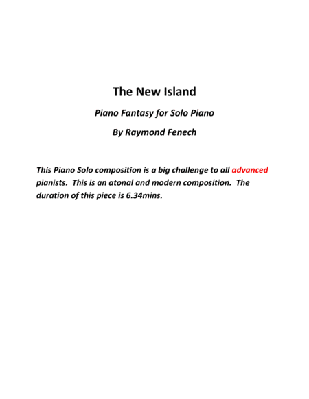 The New Island Piano Fantasy For Solo Piano Page 2