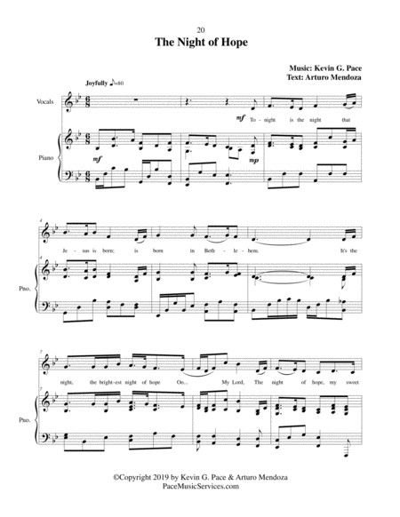 The Night Of Hope An Original Christmas Song Page 2