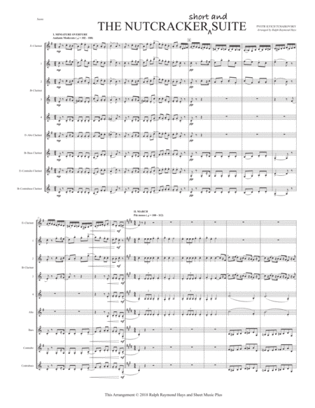 The Nutcracker Short And Suite For Clarinet Choir Page 2