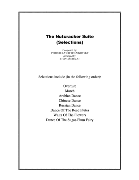The Nutcracker Suite Selections Lead Sheet Melody Chords For Bb Instruments Page 2