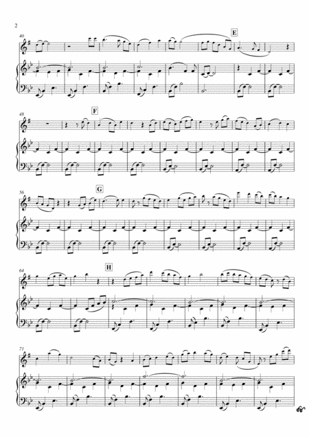 The Old Rugged Cross Piano Alto Sax Easy Page 2