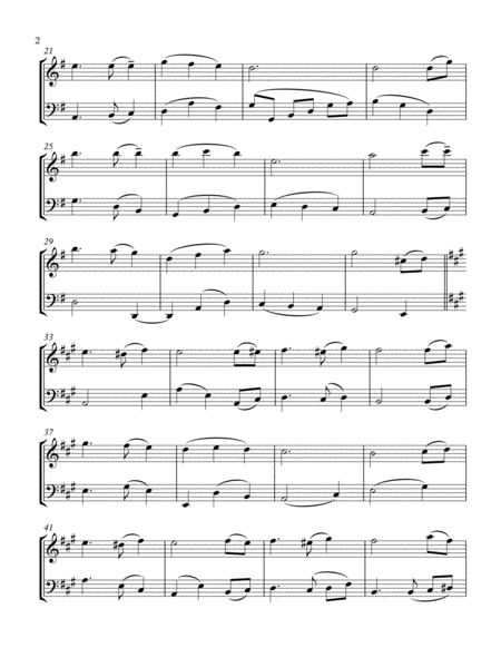 The Old Rugged Cross Violin Cello Duet Two Tonalities Page 2