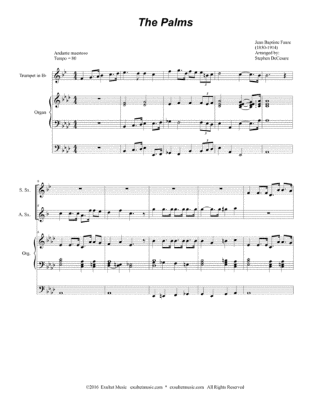 The Palms Duet For Soprano And Alto Saxophone Page 2