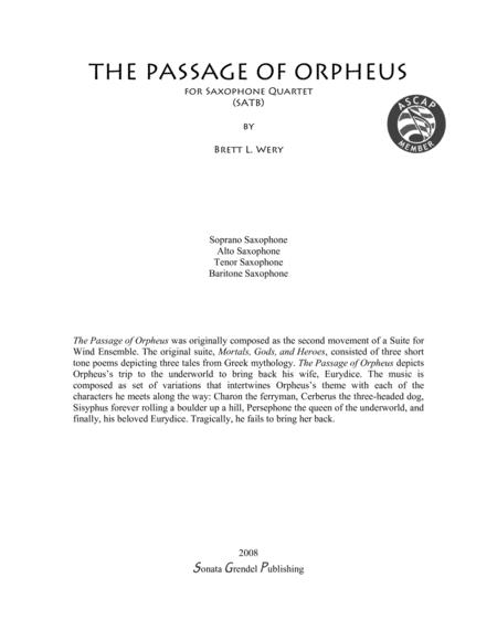 The Passage Of Orpheus Page 2