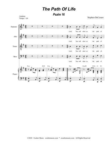 The Path Of Life Psalm 16 For Satb Page 2