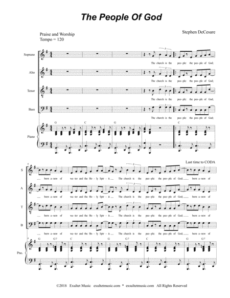 The People Of God Satb Page 2