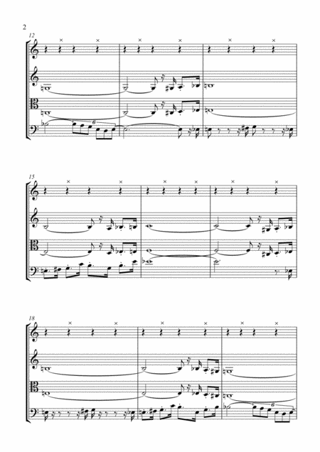 The Pink Panther Theme Tune For String Quartet Score And Parts Page 2