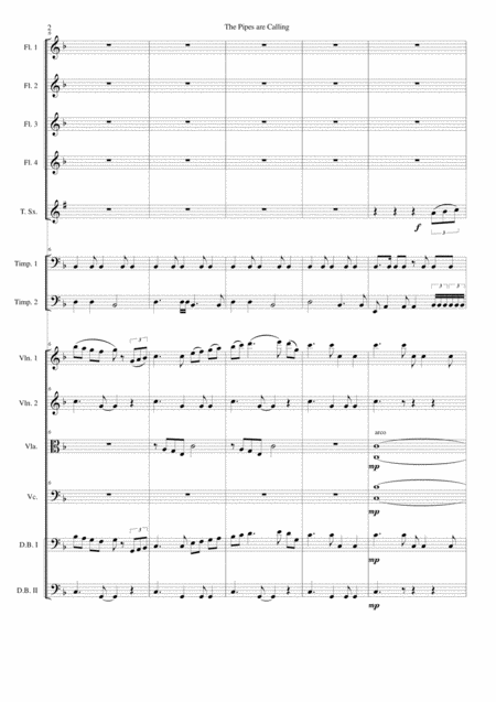 The Pipes Are Calling For Tenor Saxophone And Orchestra Page 2