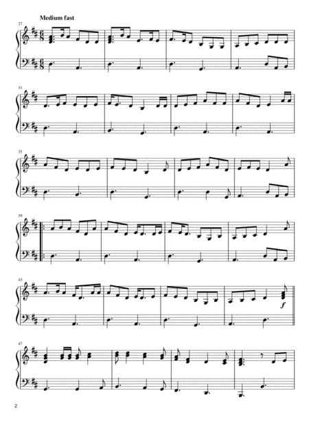 The Pogues Fairytale Of New York Piano Solo Page 2