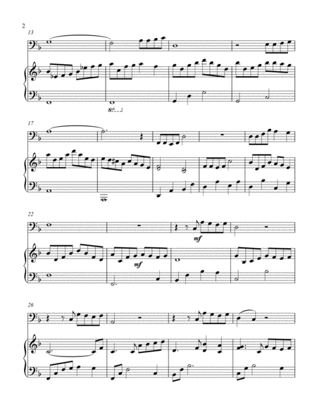 The Prayer Bass C Instrument Solo Page 2