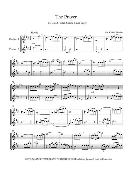 The Prayer For Clarinet Duet Page 2