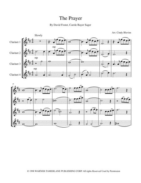 The Prayer For Clarinet Quartet Page 2