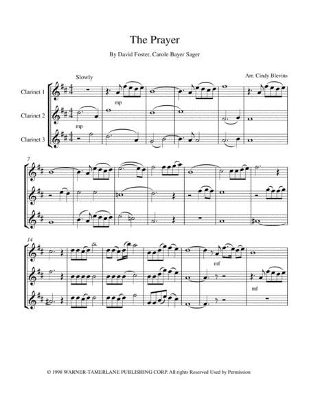 The Prayer For Clarinet Trio Page 2