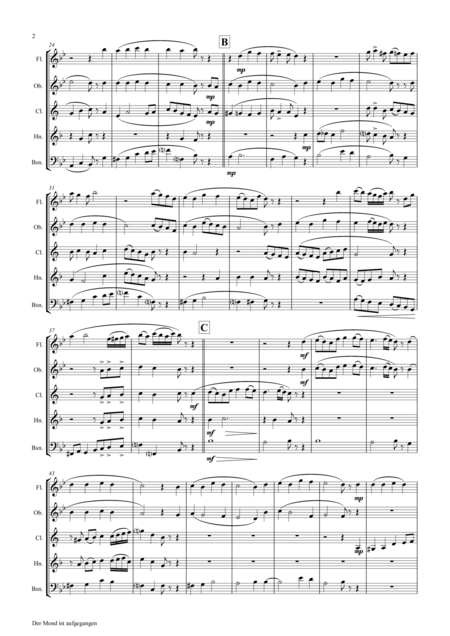 The Prayer For Flute Choir And Piano Page 2