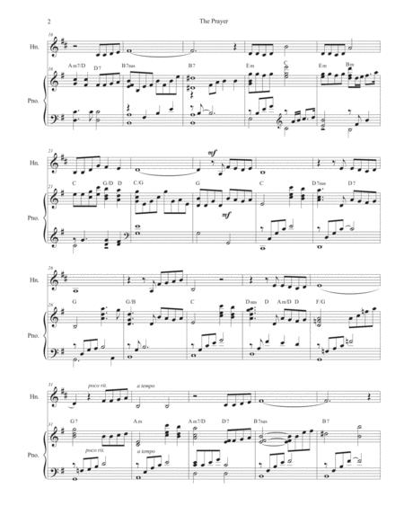 The Prayer French Horn Solo And Piano Page 2