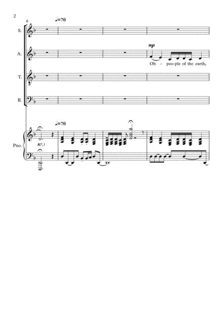 The Prophets Song Queen Satb Choir Piano Page 2