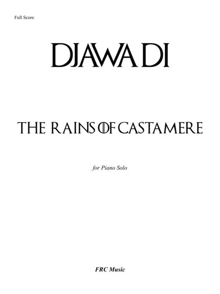 The Rains Of Castamere For Piano Solo Page 2