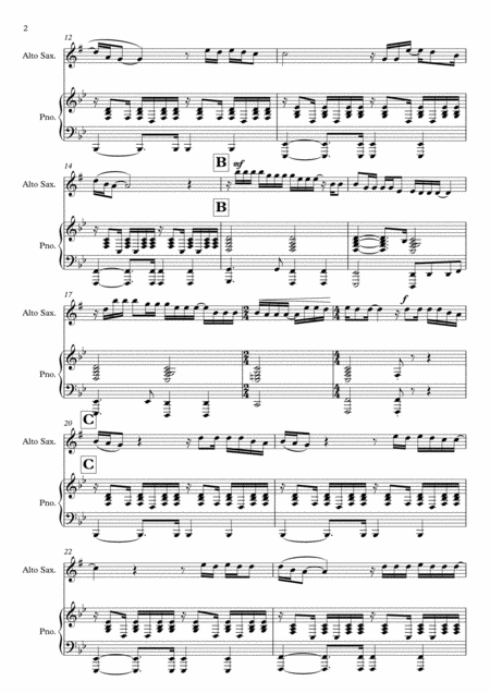 The River Of Dreams Alto Sax Solo Page 2