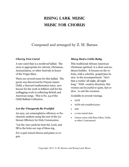 The Rockin Carol Unison With C Instrument Page 2