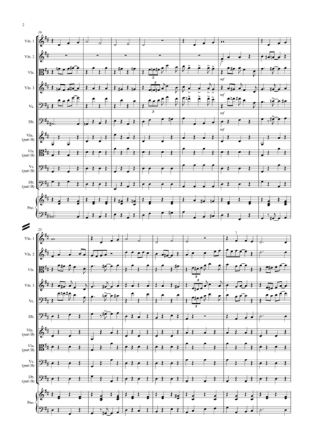 The Saints Jazzy Style For Beginner And Advanced String Orchestra Page 2