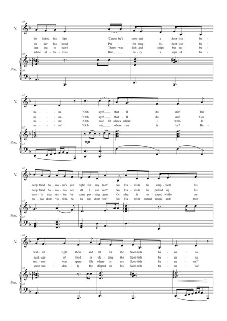 The Scottish Banana For Voice And Piano Page 2