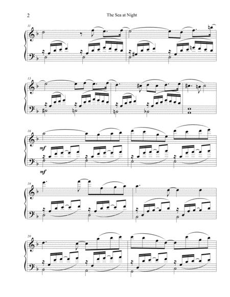 The Sea At Night Piano Only Page 2