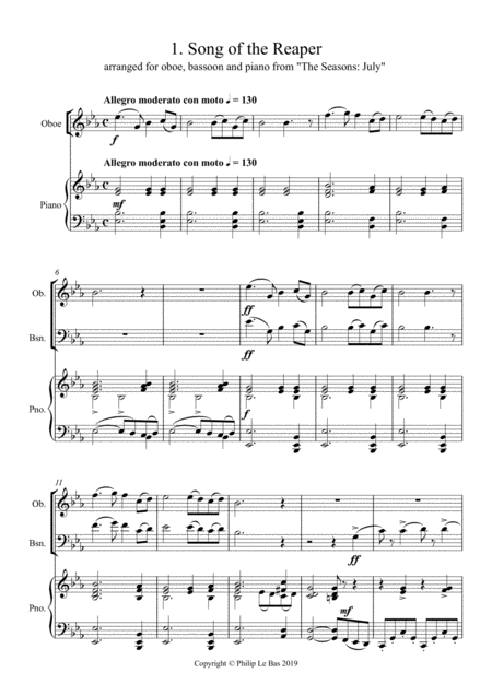 The Seasons A Suite For Oboe Bassoon And Piano Page 2