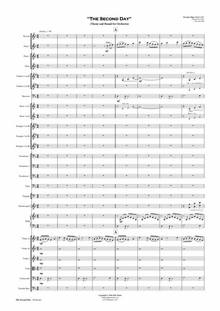 The Second Day Orchestra Score And Parts Pdf Page 2