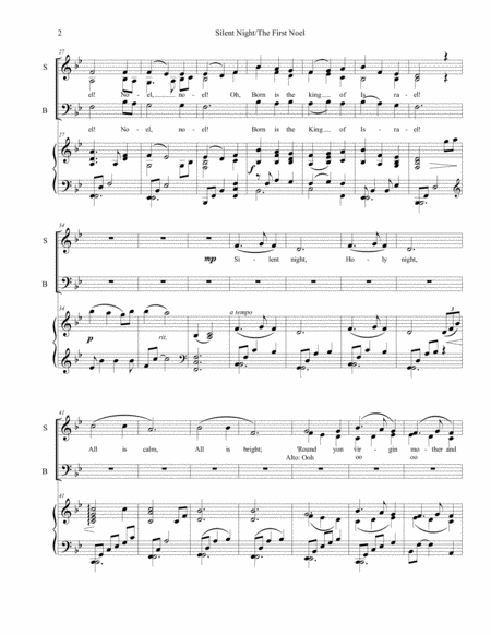 The Shepherds Medley The First Noel Silent Night Duet Trio Page 2