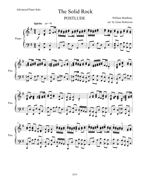 The Solid Rock Advanced Piano Hymn Collection Page 2