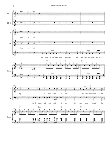 The Sound Of Music For Satb Page 2