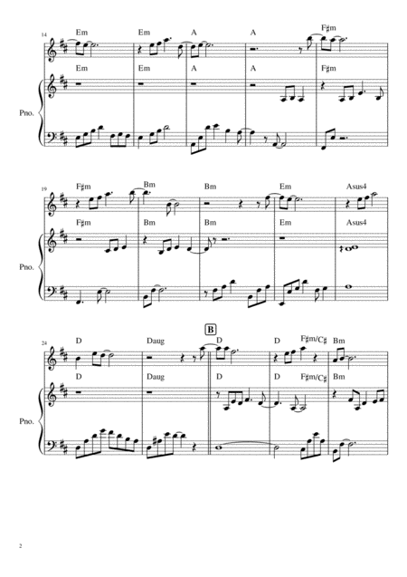 The Sound Of Snow Falling Arranged For Violin And Piano Page 2