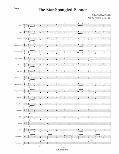 The Star Spangled Banner For Concert Band Page 2