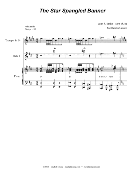 The Star Spangled Banner For Flute Choir Page 2