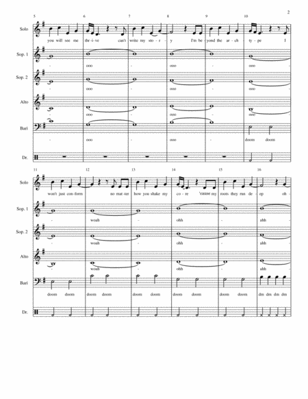 The Star Spangled Banner Fors Aatb Saxophone Quartet Page 2